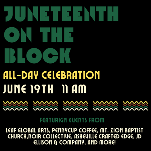 juneteenth on the block poster