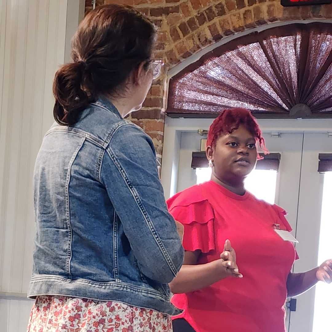 Rural Trans3 community members in conversation