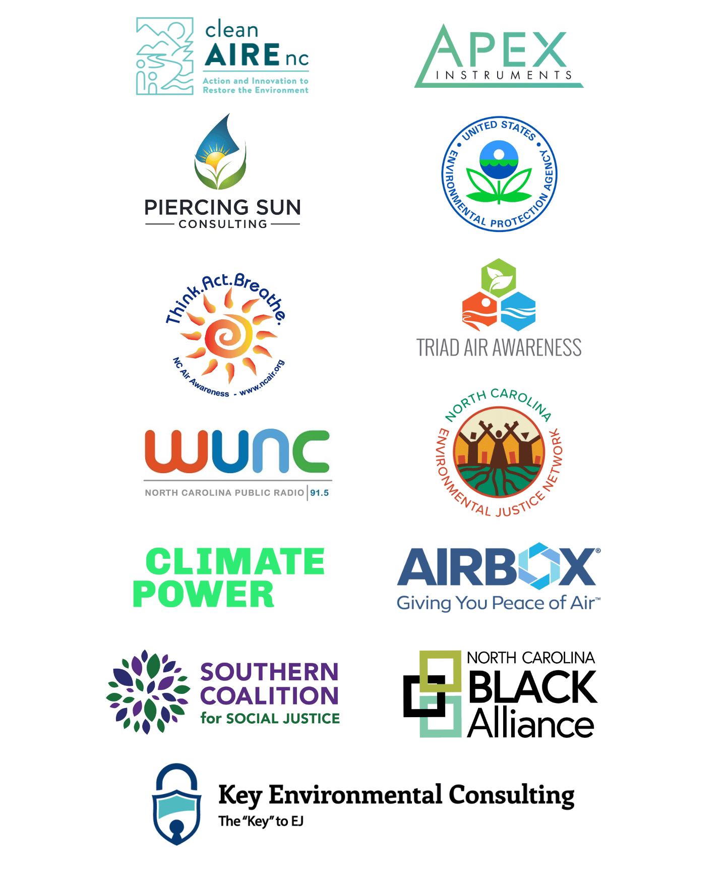 nc breathe exhibitor logos