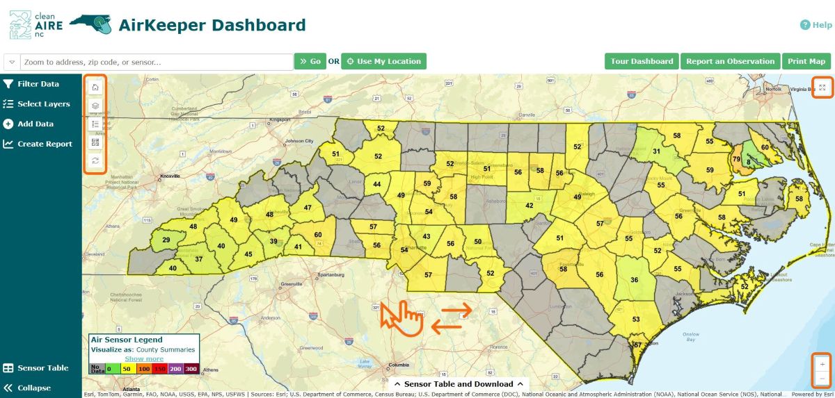 AKD Map Controls New