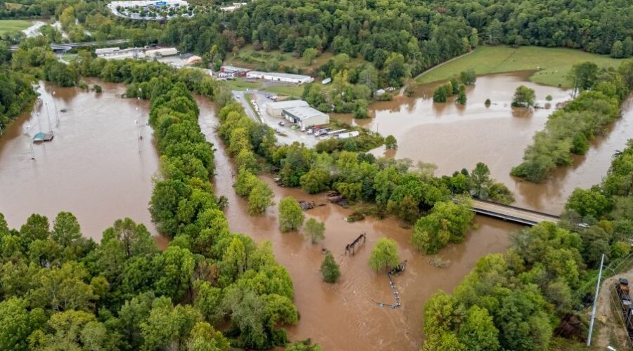 wnc flooding helene